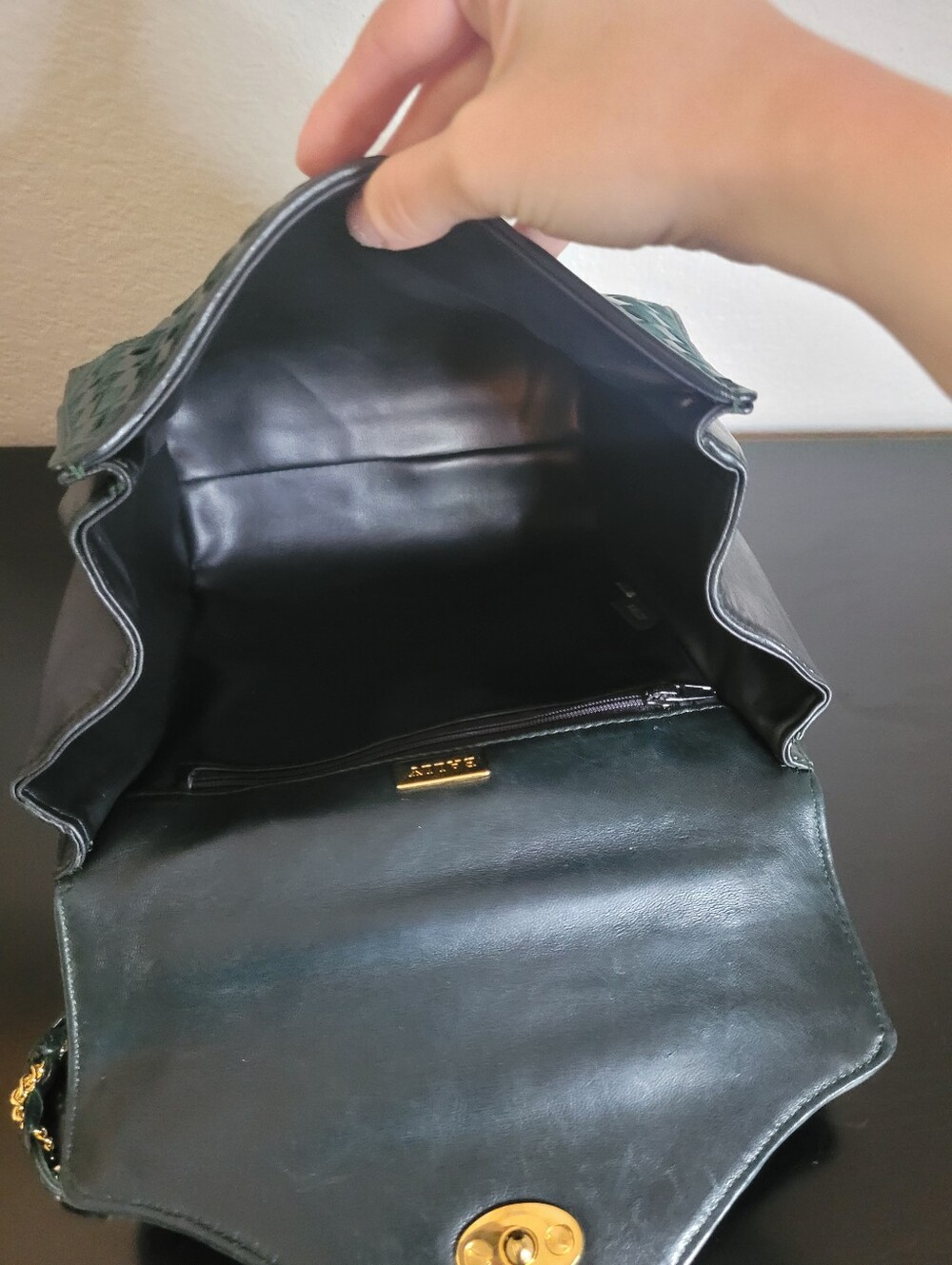 Bally top-handle woven crossbody bag - Picture 14 of 14